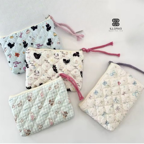Pochette Cosy Motif – Tissu doux à motifs chaleureux