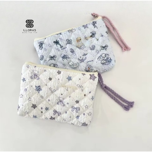 Pochette Cosy Motif – Tissu doux à motifs chaleureux