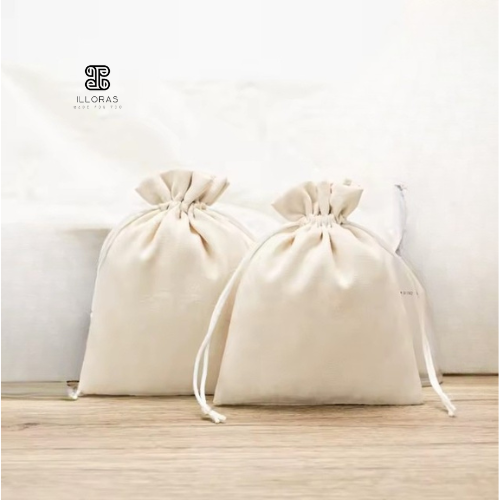 Pochette Nature Beige – Simplicité et douceur réutilisable