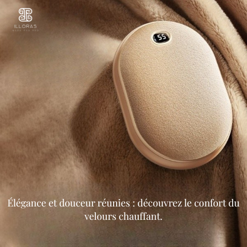 Chaufferette Électrique en Velours